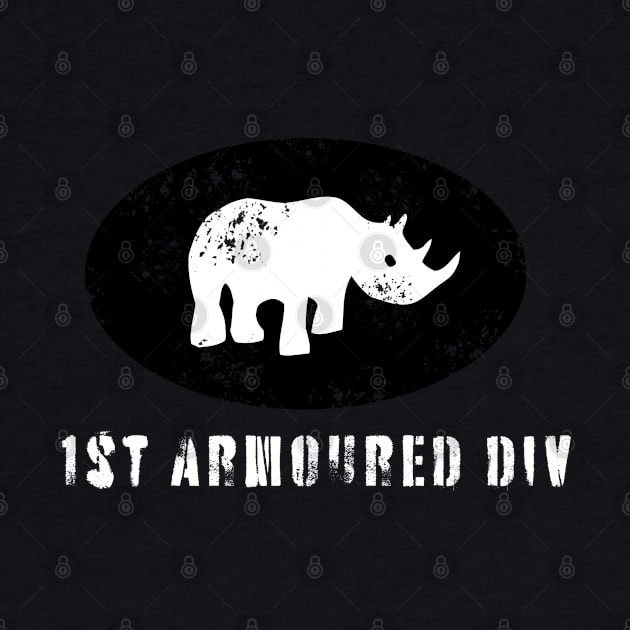 1st Armoured Division, British Army WW2 (Distressed) by BearCaveDesigns